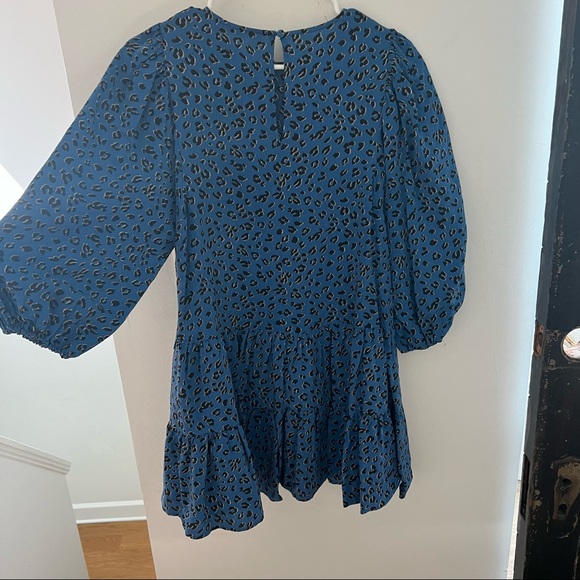 Zara puff sleeve peplum dress - Picture 3 of 3